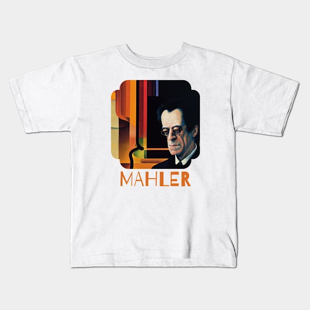 GUSTAV MAHLER Kids T-Shirt by Cryptilian